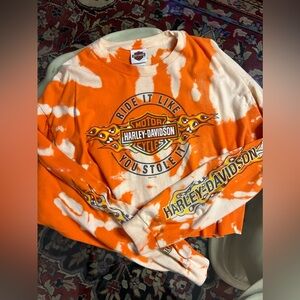 Cropped Harley Davidson tee size xl